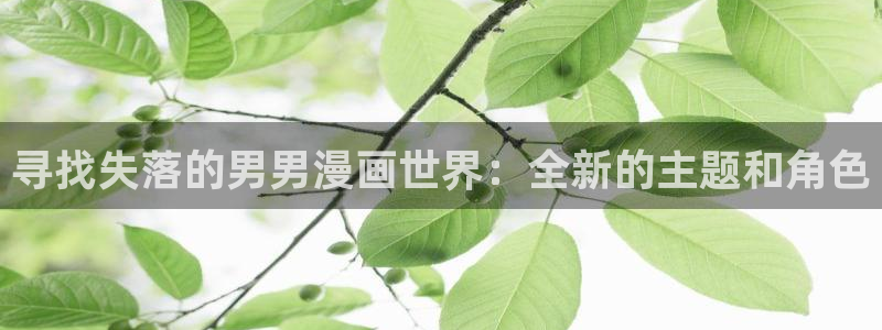韩漫网站无删减：寻找失落的男男漫画世界：全新的主题和角色